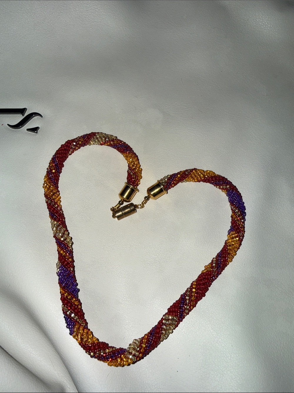 Multicolor Seed Bead Twist Necklace - Women Jewelry